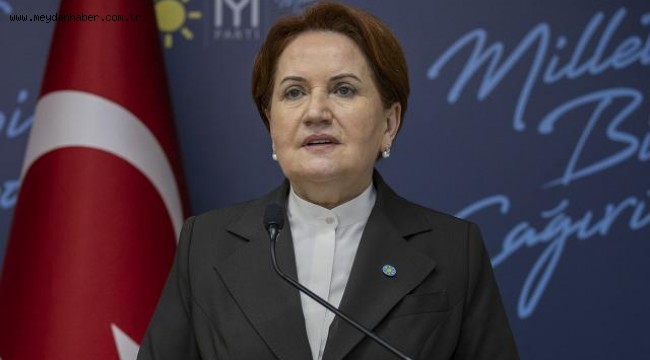 Akşener: Gündüz fikrini söylemek başka, gece bildiri paylaşmak başka bir şey