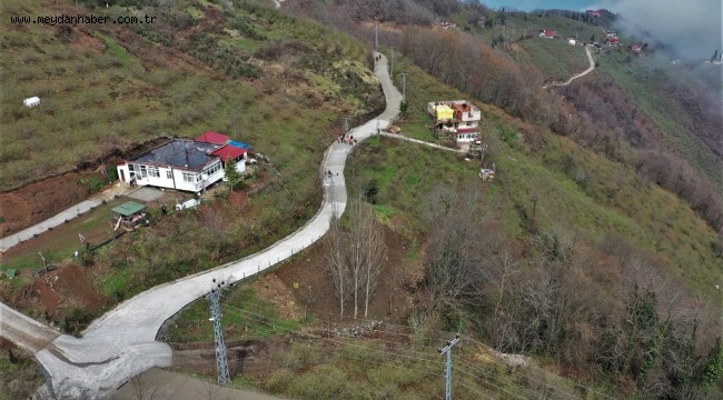 ALTINORDU BELEDİYESİ'NDEN BETON YOL SEFERBERLİĞİ