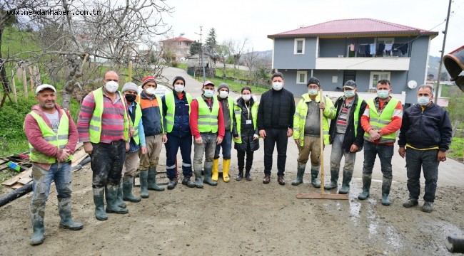  ALTINORDU BELEDİYESİ'NİN HİZMET SEFERBERLİĞİ KALDIĞI YERDEN DEVAM EDİYOR