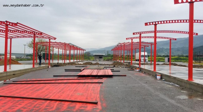 ARMUTLU'YA YENİ KİRAZ ALIM MERKEZİ