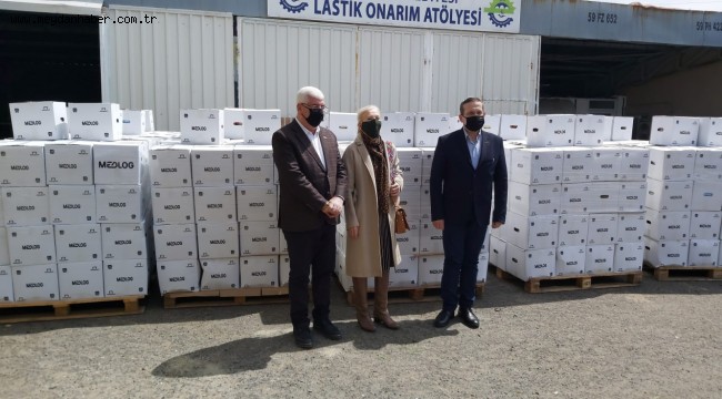 Asyaport'tan Ergene Belediyesine Erzak Desteği