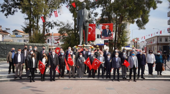 ATATÜRK'ÜN AYVALIK'A GELİŞİNİN 87'NCİ YIL DÖNÜMÜ KUTLANDI