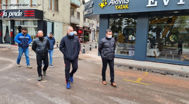 ATATÜRK VE İNÖNÜ CADDELERİNDE YER ALTI HATLARI İMALATI BUGÜN BAŞLADI