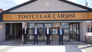 AYVALIK TOSTÇULAR ÇARŞISI YENİ YÜZÜYLE AÇILIŞA HAZIR