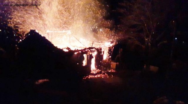 Babasının yanan evde olduğunu sandı, kalp krizinden hayatını kaybetti