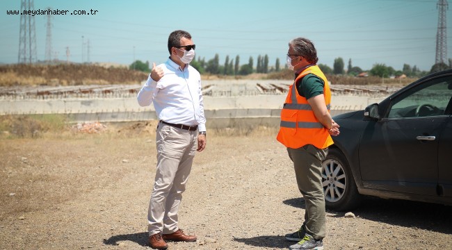 Bağlar mevkiindeki çiftçilere Başkan Koştu'dan müjde