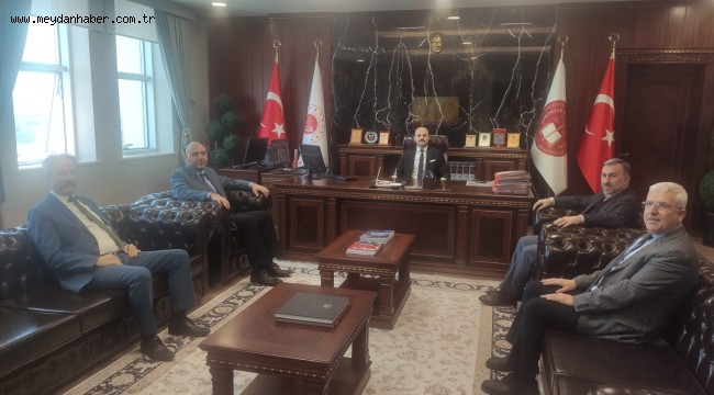 BAŞKAN AYDIN YENİ ADLİYE SARAYAYINDA HAYIRLI OLSUN ZİYARETİ