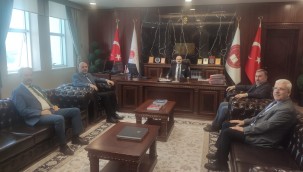 BAŞKAN AYDIN YENİ ADLİYE SARAYAYINDA HAYIRLI OLSUN ZİYARETİ