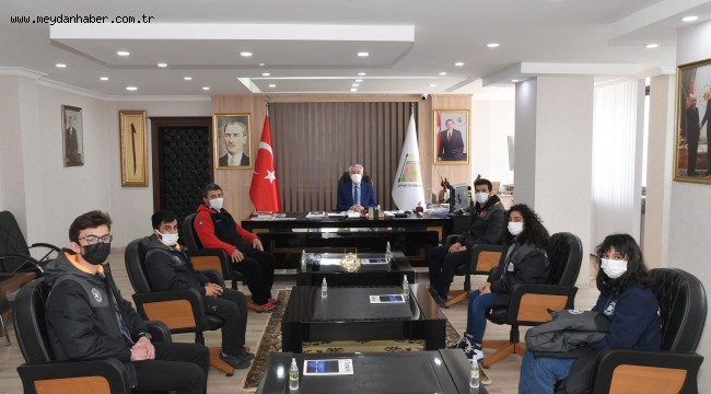 Başkan Başdeğirmen: "Sporun ve sporcunun her zaman yanındayız"