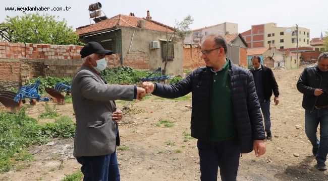 Başkan Çetin Akın'dan Ergenekon Pazar Yerinde İnceleme