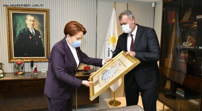 BAŞKAN DURAN'DAN AKŞENER'E ZİYARET 