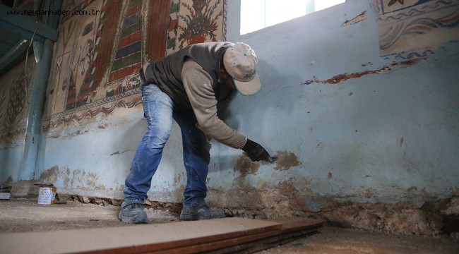 BELENARDIÇ CAMİ RESTORASYONU SÜRÜYOR