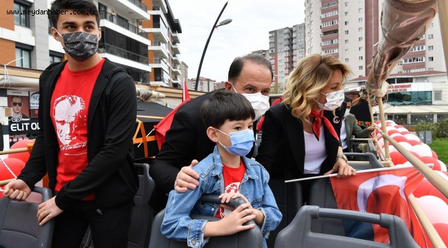 BEYLİKDÜZÜ'NDE 23 NİSAN COŞKUYLA KUTLANDI