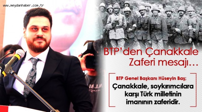 BTP den çanakkale zaferi mesajı