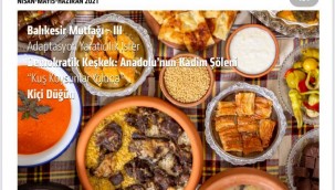 BURHANİYE YEMEKLERİ ÜNLÜ DERGİDE YAYINLANDI