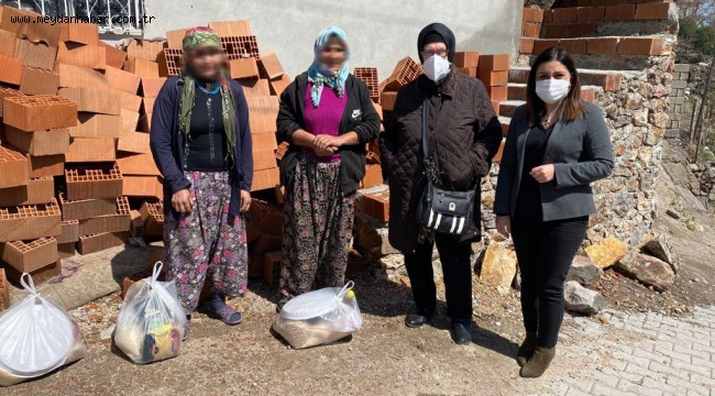 BURHANİYELİ BAĞIŞCI GIDA YARDIMI YAPTI