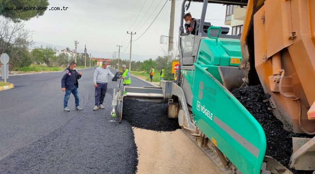 Büyükşehir de asfalt çalışmaları hızlandı