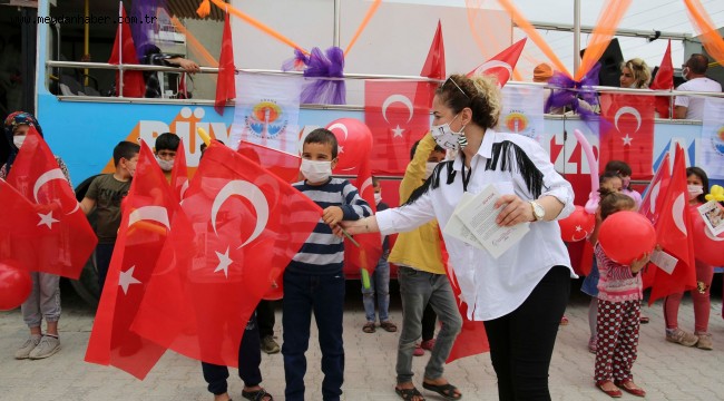 Büyükşehir, kırsalda ve şehirde 23 Nisan kutlamaları gerçekleştiriyor