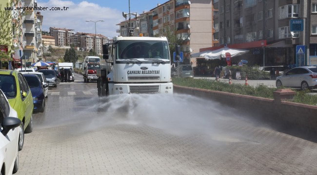 Cadde ve Sokaklar Dezenfekte Edildi