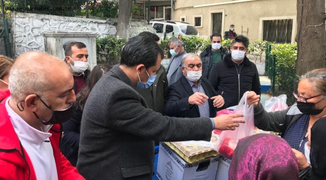 CHP Konak'tan vatandaşa yüzlerce vatandaşa destek