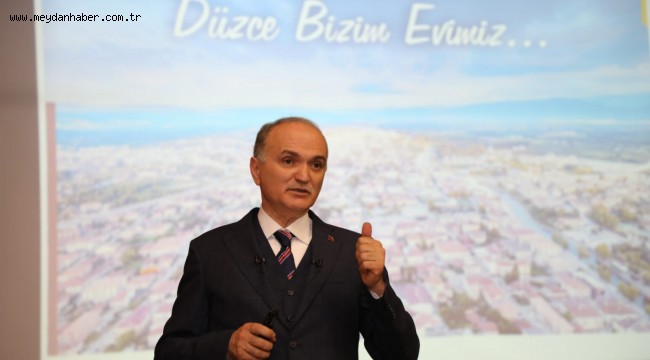 DÜZCE BELEDİYESİ 2.YIL DEĞERLENDİRME TOPLANTISI GERÇEKLEŞTİ