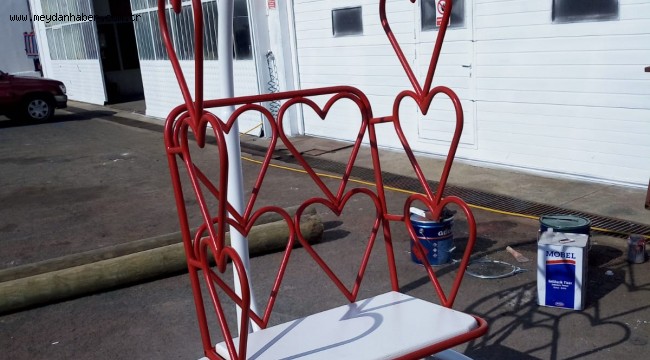 Ergene Belediyesi Şimdide Salıncak İmalatına Başladı