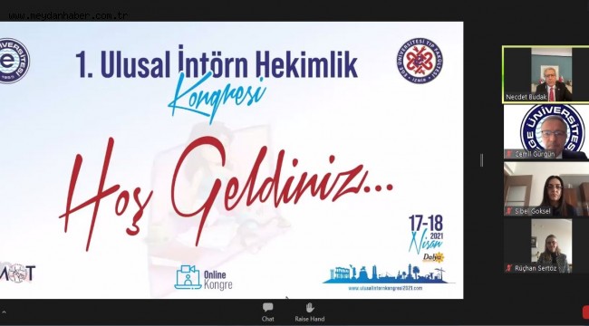 EÜ 1. Ulusal İntörn Hekimlik Kongresi sona erdi