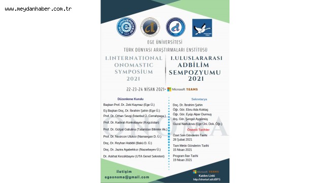 EÜ'den "I. Uluslararası Adbilim Sempozyumu 2021"