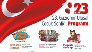 Gaziemir'de 23 Nisan coşkusu