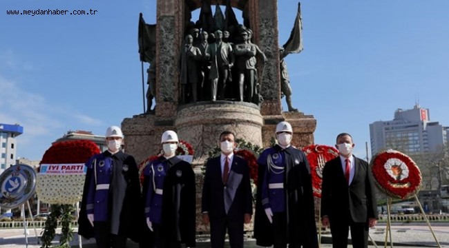 İMAMOĞLU, 23 NİSAN'IN 101'NCİ YILDÖNÜMÜNDE TAKSİM'DEYDİ