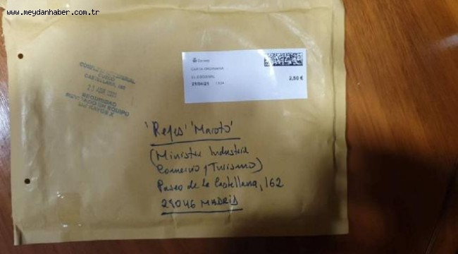 İspanya'da Turizm Bakanı Maroto'ya kanlı bıçak gönderildi