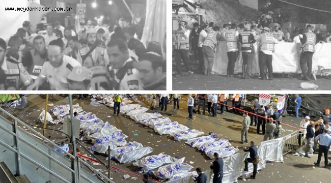 İsrail'de bayram kutlamaları sırasında sahne çöktü: 44 ölü, 103 yaralı
