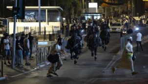 İsrail polisinden Filistinlilere müdahale