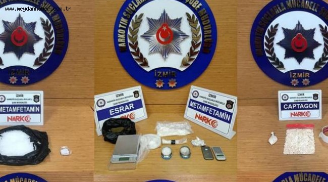İzmir'de uyuşturucu operasyonları: 14 tutuklama
