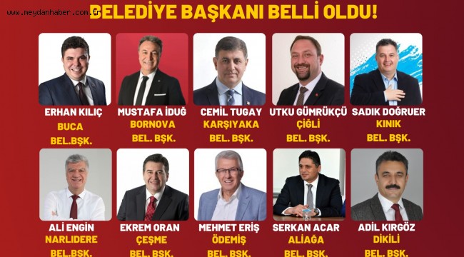 İZMİR'İN EN BAŞARILI 10 İLÇE BELEDİYE BAŞKANI BELİRLENDİ!
