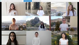 İzmir Misak-ı Milli Ortaokulu öğrencilerinden 46 dilde 23 Nisan mesajı