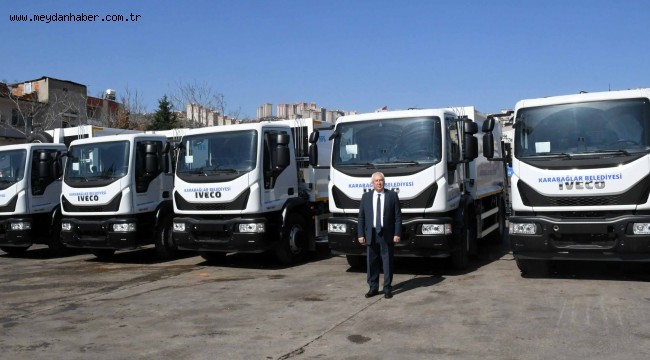  Karabağlar Belediyesi temizlik araç filosuna güç kattı