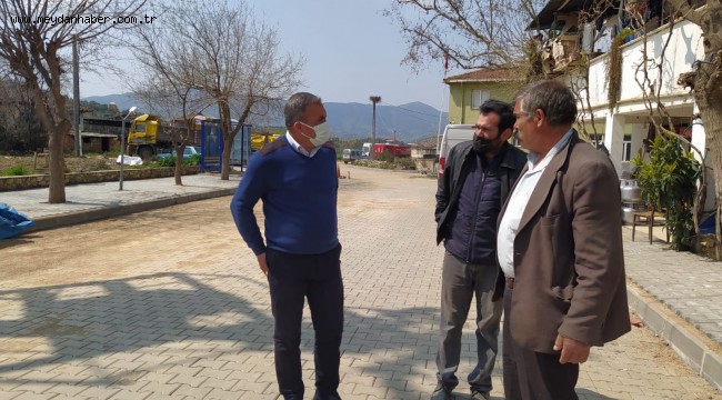 KIRSAL MAHALLELERE KİLİT PARKE TAŞI DÖŞENİYOR