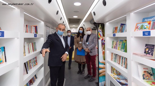 KÜÇÜKÇEKMECE BELEDİYESİ KÜTÜPHANELERİ, OKURLARIN AYAĞINA GİDİYOR