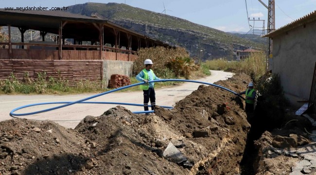 MEYDAN MAHALLESİ DE YENİ ŞEBEKESİNE KAVUŞTU