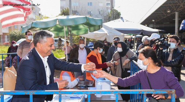 Muratpaşa HES kodlu anahtarlık dağıtıyor