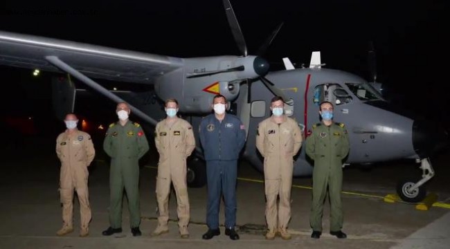 NATO'nun gönderdiği deniz karakol uçağı Türkiye'ye ulaştı