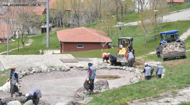 Öküzbattı Mesireliği yenileme çalışmalarında sona gelindi