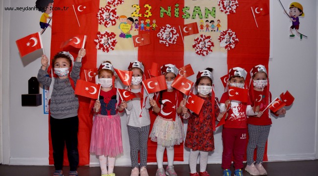 Sağlıkçıların çocukları 23 Nisan'ı kutladı