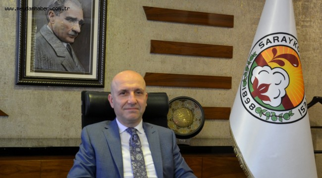 Sarayköy Belediye Başkanı Ahmet Necati Özbaş'ın 23 Nisan Ulusal Egemenlik ve Çocuk Bayramı mesajı