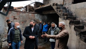 Saruhanlı Belediyesi Yangın Bölgesinde