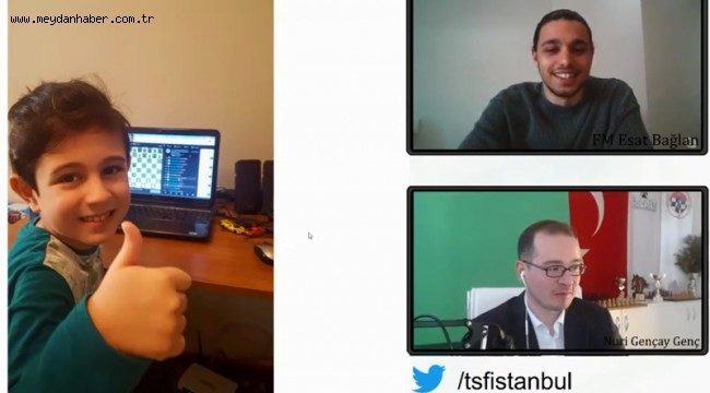 SATRANCIN USTASI ÇOCUKLAR ONLINE YARIŞTI