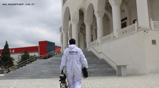 Sincan'da Camiler İçin Temizlik Seferberliği