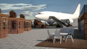 Trabzon'da pistten çıkan uçak, pide salonu olacak