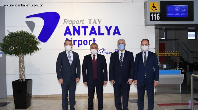 Vali Yazıcı, Antalya'nın Vergi Rekortmenlerini Ziyaret Etti